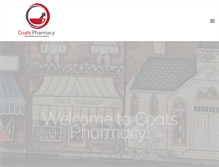 Tablet Screenshot of coatspharmacy.com